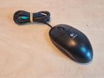 Logitech pilot mouse ps2 zwart optical, Ophalen of Verzenden