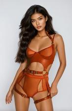 Seductive Angel's - Pavlova - Vegan leer - Halloweeninspo, Carnaval, Nieuw, Kleding, Maat 36 (S)