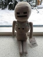 Zacht grijze pop Skeleton van Minecraft meet ca 32 cm, Ophalen of Verzenden, Nieuw, Overige typen