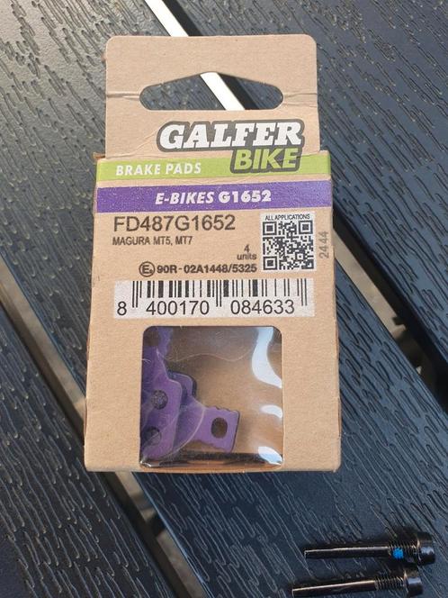 Magura mt7 mt5 remblokjes galfer paars e-bike nieuw, Fietsen en Brommers, Fietsonderdelen, Nieuw, Algemeen, Ophalen of Verzenden