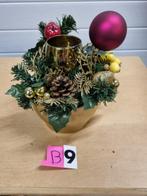 kerst stukje in gouden pot [b9],, Diversen, Kerst, Ophalen of Verzenden