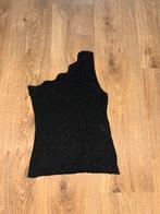 Zwarte top met glitter. Nieuw, Kleding | Dames, Zwart, Nieuw, Ophalen of Verzenden, Maat 36 (S)