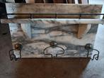 Marmere Wastafel Achterkant afmeting 63 x 40, Ophalen, Minder dan 50 cm, Gebruikt, Minder dan 25 cm