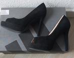 Hoge zwarte pumps / Maat 36 | Suède, Kleding | Dames, Schoenen, Gedragen, Jumex, Ophalen of Verzenden, Zwart