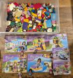 Doosje met setten bouwstenen & 8 boekjes en Barbie Megabloks, Ophalen of Verzenden, Gebruikt, Megabloks
