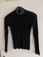 Zwarte ONLY top met lange mouwen XS, Maat 38/40 (M), Zwart, Ophalen of Verzenden, Zo goed als nieuw
