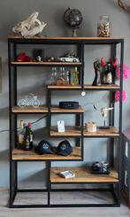 Industriële Boekenkast / Wandmeubel Kyan 180H x 120B x 40D, Ophalen, Met plank(en), 100 tot 150 cm, Zo goed als nieuw