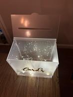 Kaartenbox bruiloft met lampjes, Ophalen of Verzenden, Zo goed als nieuw