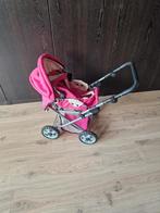 Roze poppenwagen, Ophalen, Gebruikt