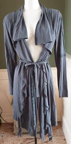 Poools grijze vest mt M 38 40 vestje cardigan Gratis Verzend, Maat 38/40 (M), Verzenden, Zo goed als nieuw, Grijs