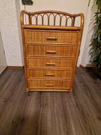 Bamboe ladenkastje, Huis en Inrichting, Kasten | Ladekasten, Ophalen, Bamboe, 50 tot 100 cm, Zo goed als nieuw