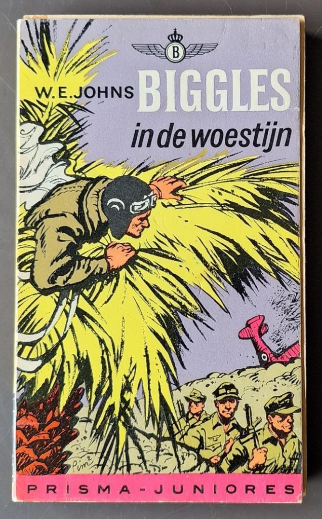 Biggles in de woestijn - J 205, Boeken, Avontuur en Actie, Gelezen, Ophalen of Verzenden