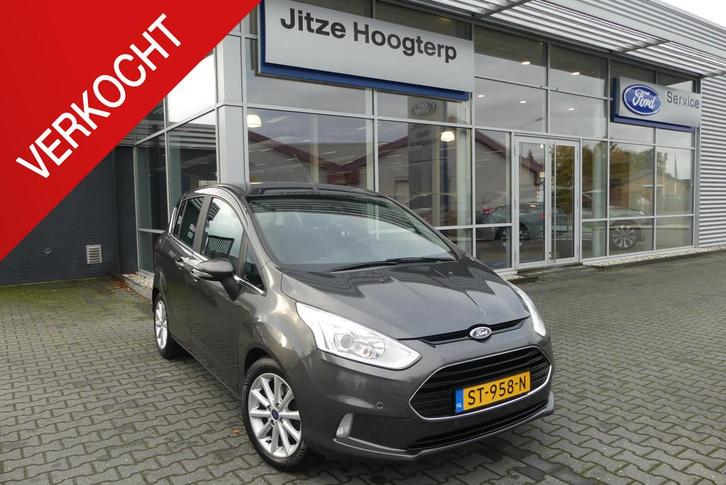 Ford B-Max 1.0 EcoBoost Titanium CRUISE, CLIMA, CAMERA, PDC, Auto's, Ford, Bedrijf, Te koop, B-Max, ABS, Achteruitrijcamera, Airbags