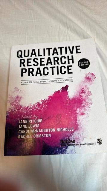 Qualitative research practice - jane ritchie beschikbaar voor biedingen