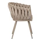 Wave Chair Cream – Elegantie met Comfort | Luxe Designstoel, Huis en Inrichting, Stoelen, Ophalen of Verzenden, Nieuw, Eten woonkamer slaapkamer zitcomfort style eetkamer