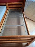 1persoonsbed grenen, verstelbare bodem (bieden toegestaan), 90 cm, Eenpersoons, Ophalen of Verzenden, Hout