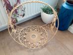 Grote Macrame Mand/Tijdschriftenhouder Ibiza Style, Ophalen of Verzenden
