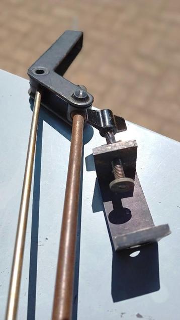 Industriële vintage  tafellamp- architectenlamp -bureaulamp  beschikbaar voor biedingen