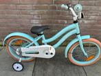 2Cycle Meisjesfiets 16 inch - Terugtraprem & Zijwieltjes, Ophalen of Verzenden, Gebruikt, 16 inch
