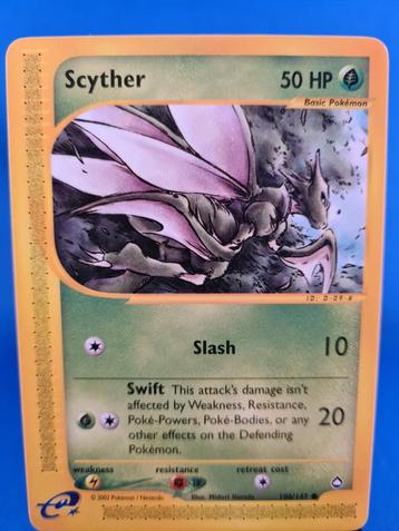Scyther 106/147 - Aquapolis beschikbaar voor biedingen