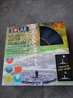 Solar waterfontein, Ophalen of Verzenden, Nieuw, Kunststof, Overige typen