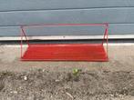 Pilastro boeken rek wand vintage retro rood metaal €65, Ophalen of Verzenden, Gebruikt, IJzer
