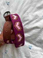 Sissy boy  leren riem bruin/paars  maat 85 NIEUW, Kleding | Dames, 3 tot 5 cm, Echt leder, Nieuw, Ophalen of Verzenden