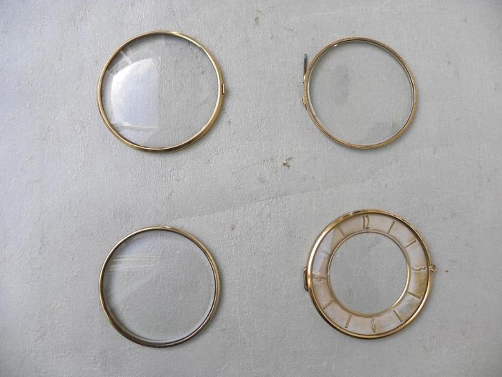 Wijzerplaten, cijferringen, glasdeksels serie 27, Antiek en Kunst, Antiek | Klokken, Ophalen of Verzenden