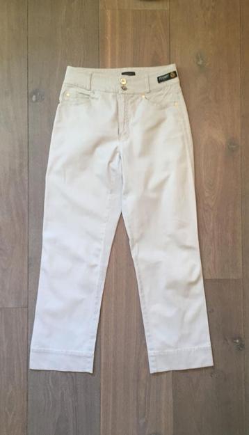 Rosner naturel broek met straight legs en hoge taille; 34/36 beschikbaar voor biedingen