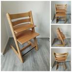 ZGAN! Stokke Tripp Trapp naturel evt. met babyset,newbornset, Kinderen en Baby's, Kinderstoelen, Ophalen of Verzenden, Zo goed als nieuw