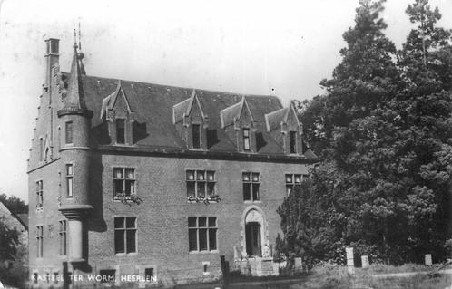 (388-492-013) Heerlen Kasteel Ter Worm, Verzamelen, Ansichtkaarten | Nederland, Limburg, Verzenden