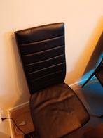 Zwarte design stoel, Gebruikt, Zwart, Ophalen of Verzenden, Leer