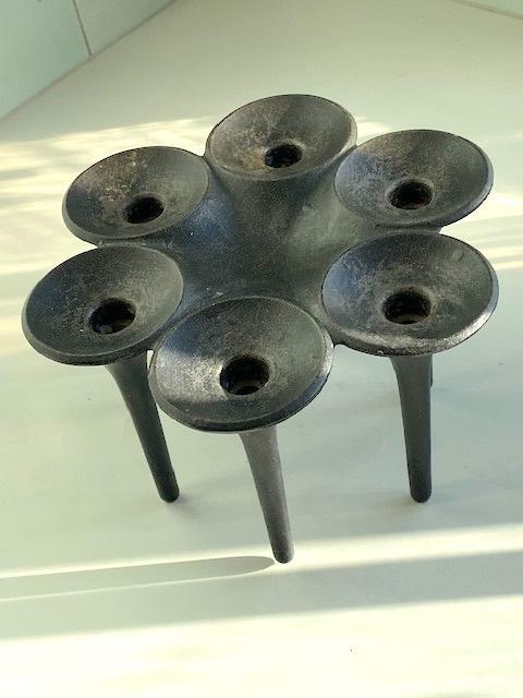 Vintage deense kaarsenhouders, Antiek en Kunst, Kunst | Designobjecten, Ophalen of Verzenden