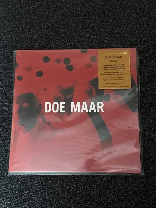 Doe Maar - Klaar (Rood Vinyl, Limited Edition, Nieuw), Cd's en Dvd's, Vinyl | Pop, Nieuw in verpakking, 1980 tot 2000, 12 inch