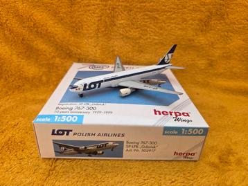 Herpa Wings Boeing 767-300 LOT Polish Airlines beschikbaar voor biedingen