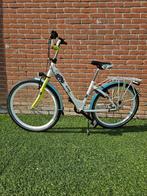 Alpina Girlpower Kinderfiets 24 inch – wit met turquoise, Fietsen en Brommers, Fietsen | Meisjes, Ophalen, Alpina, Handrem, Gebruikt