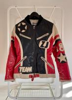 Zino & Judy vintage biker moto race jacket, Ophalen of Verzenden, Tweedehands, Jas | leer