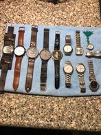 DIV horloges Fossil pulsar Oozoo voor de liefhebber, Sieraden, Tassen en Uiterlijk, Ophalen of Verzenden, Zo goed als nieuw, Leer