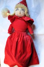 vintage drie in een pop : roodkapje ,wolf en grootmoeder, Verzamelen, Ophalen, Pop