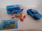 Playmobil Fun Park, Pickup met Caravan 9502 COMPLEET, Complete set, Ophalen of Verzenden, Zo goed als nieuw
