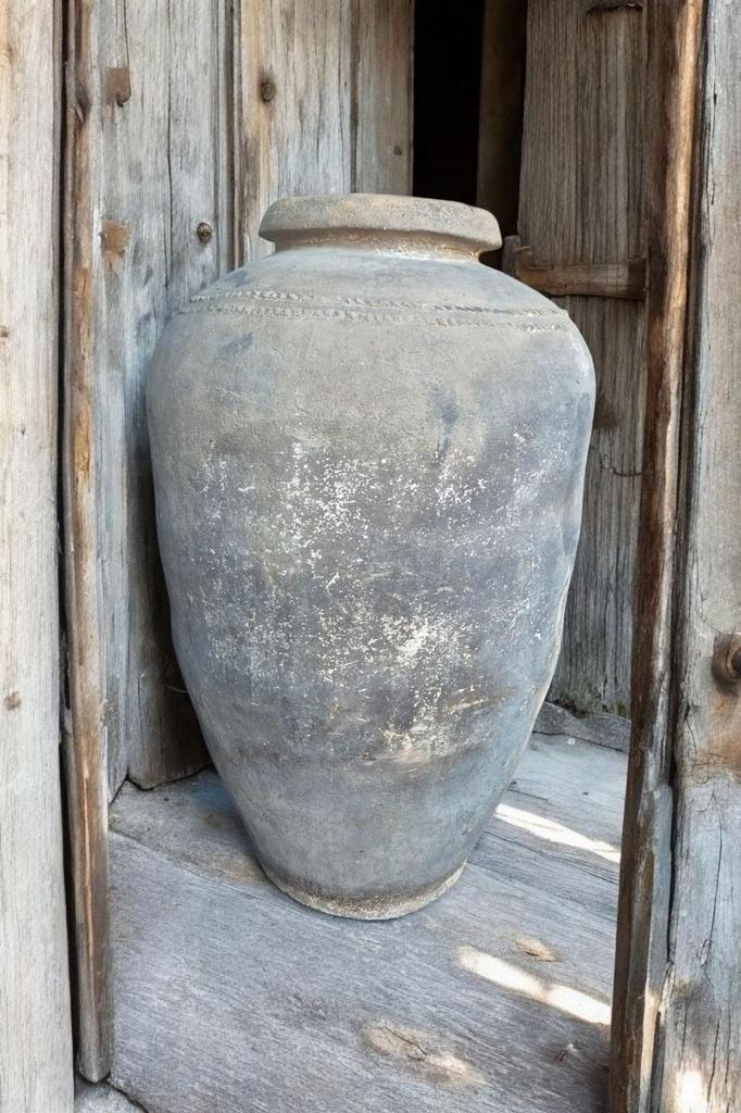 Rijstpot, kleipot XXL, grote landelijke kruik, sober, pot, Huis en Inrichting, Woonaccessoires | Vazen, Nieuw, Overige kleuren