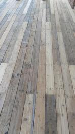 Oud hout sloophout plank in old oak barnwood landelijk stijl, Ophalen of Verzenden, Gebruikt, 250 cm of meer, Planken