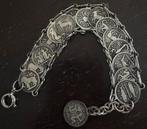 Vintage armband met sterren beelden, Verzenden, Gebruikt, Zilver, Overige materialen