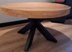 Ronde Salontafel Mangohout 80 cm, Huis en Inrichting, Tafels | Salontafels, Ophalen, 50 tot 100 cm, Rond, Nieuw
