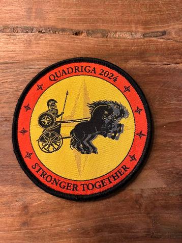 Mouw embleem Grand Quadriga 2024 nieuw beschikbaar voor biedingen