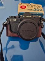 Cosina ct-10 met 3 extra lenzen van Minolta,Pentax,Takumar, Ophalen of Verzenden, Gebruikt, Spiegelreflex, Pentax