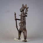 Afrikaans bronzen Dogon stijder beeld brons Mali, Ophalen of Verzenden