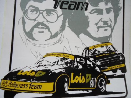 sticker Lois Porsche Ford Escort race auto rally cross retro, Verzamelen, Stickers, Zo goed als nieuw, Bedrijf of Vereniging, Verzenden