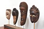 Vintage African mask masker West-Afrika houtsnijwerk, Ophalen of Verzenden