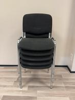 Vergaderstoelen / stapelstoelen, Huis en Inrichting, Stoelen, Ophalen, Zo goed als nieuw, Zwart, Vijf, Zes of meer stoelen